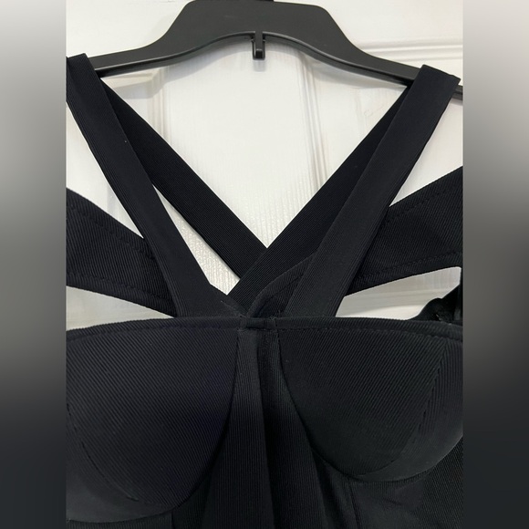 The Indecent Proposal Dress. Gorgeous Black Semi Formal Maxi Dress. - Picture 4 of 11